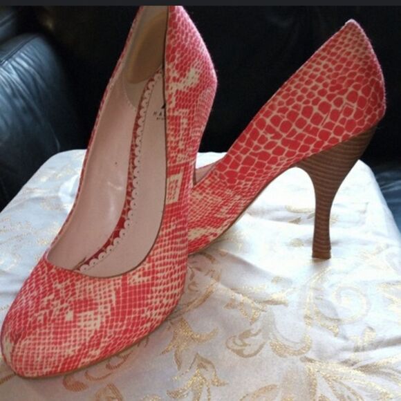 MADISON MALIA ROUND TOE SLIP-ON WOMEN"S HIGH HEEL  TWO TONE WOMEN"S SHOE - Picture 4 of 14